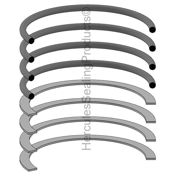 Clark Lift Trucks - After Market Parts Hydraulic Cylinder Repair Kit- SWIVEL KIT 990208 - main